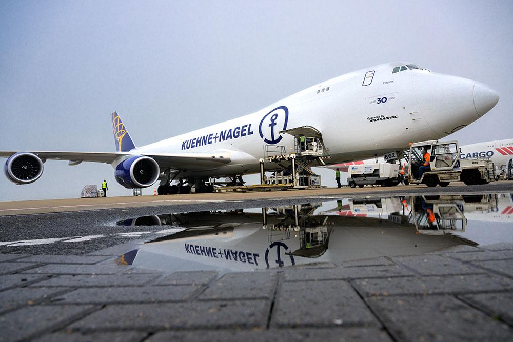 Kuehne+Nagel Boeing 747 aircraft