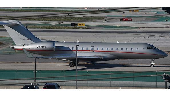 VistaJet aircraft on runway