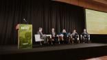 Panelists on stage at MRO BEER 2023