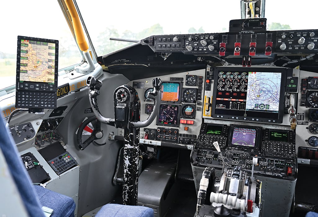 KC-135 cockpit