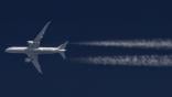 contrails Air France 787-9