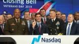 former U.S. Defense Secretary Mark Esper at Nasdaq